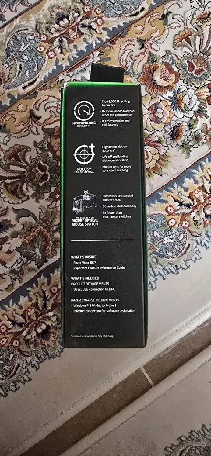 موس RAZER VIPER 8K HZ|قطعات و لوازم جانبی رایانه|شیراز, احمدآباد|دیوار