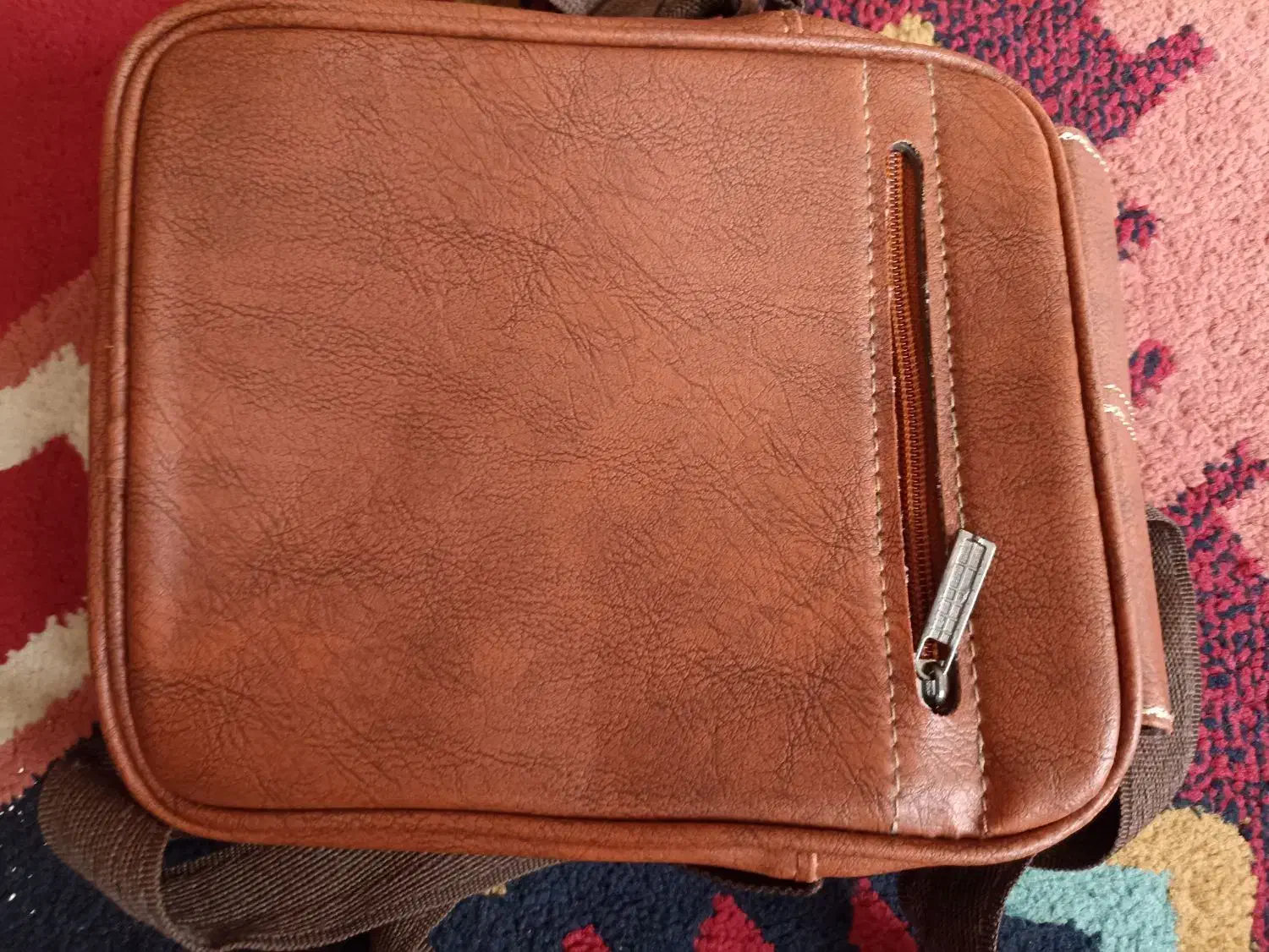 کیف قهوی چرم مصنوعی اسپرت|کیف، کفش، کمربند|الوند, |دیوار