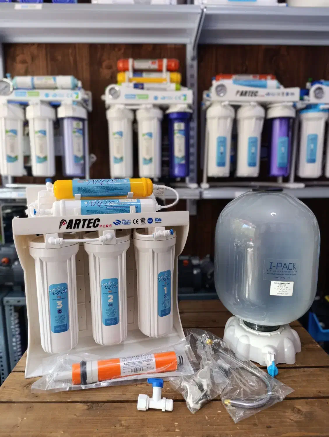 دستگاه تصفیه آب ۶مرحله پمپ تایوان|آبسردکن و تصفیه آب|تهران, کیانشهر|دیوار