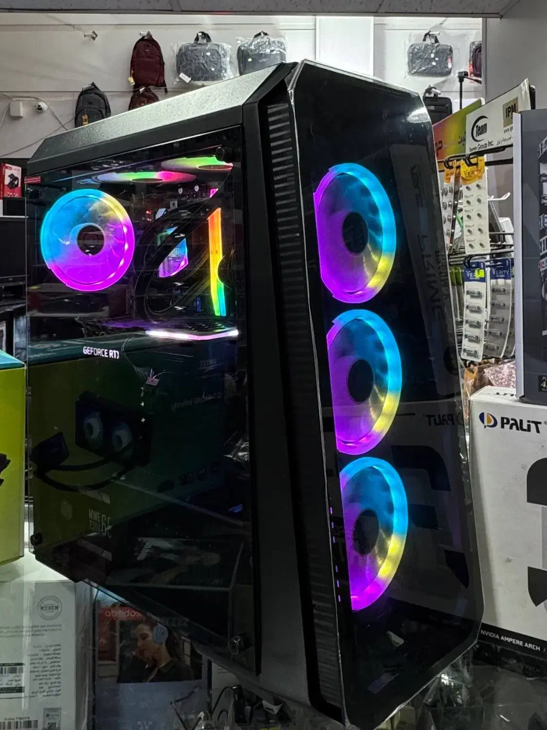 کیس i5 نسل۱۴ گرافیک ۳۰۶۰TI رم۳۲ و هاردSSD 1TB M.2|رایانه رومیزی|کرمان, |دیوار