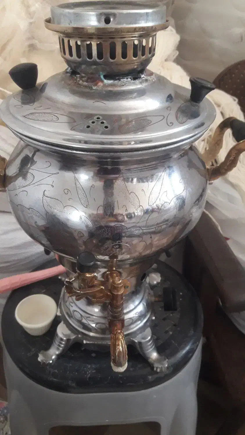 سماور گازی فروتن|سماور، چای‌ساز، قهوه‌ساز|کاشان, قطب راوندی|دیوار
