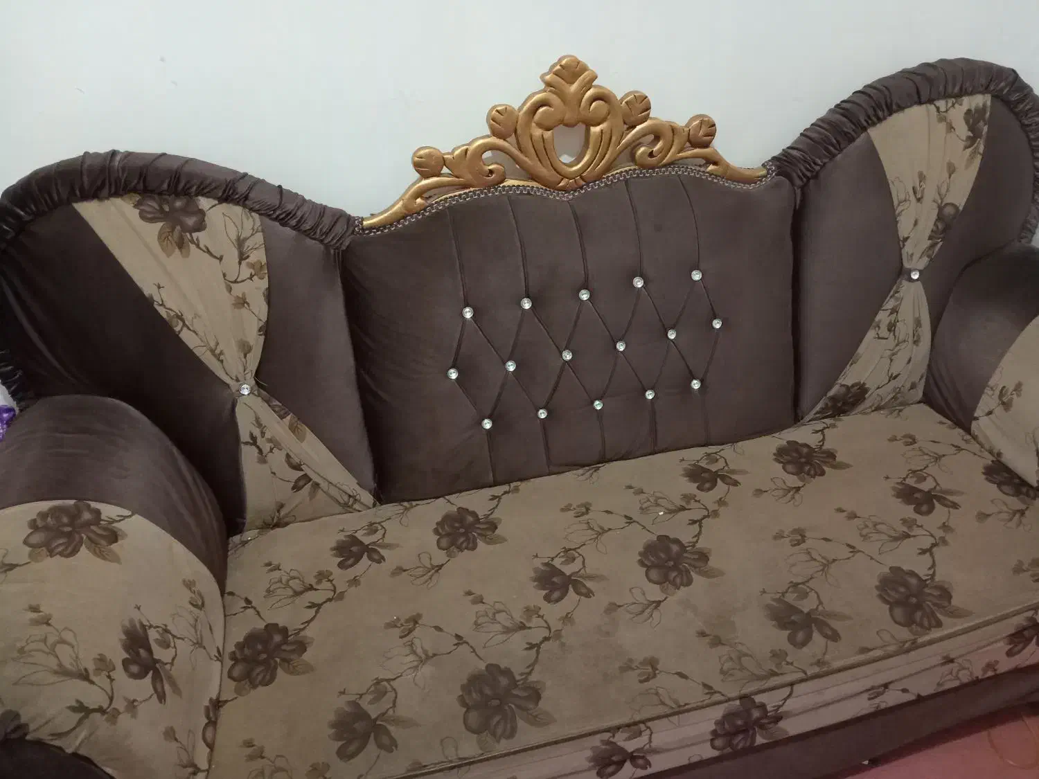 مبل راحتی هشت نفره با جلومبلی|مبلمان خانگی و میز عسلی|خوی, |دیوار