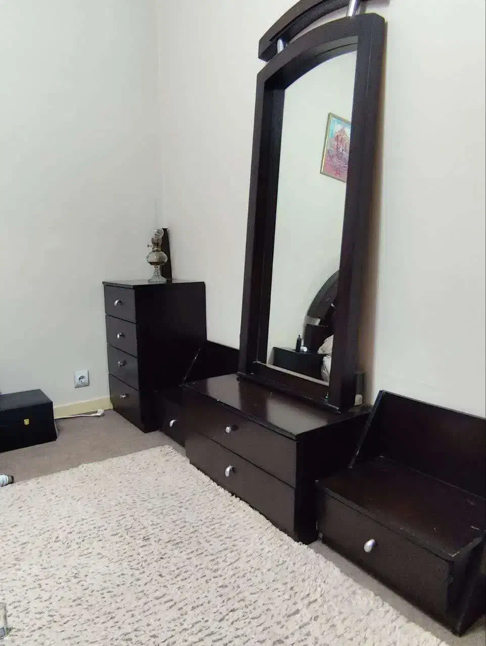 سرویس خواب چوبی|تخت و سرویس خواب|شاهینشهر, دهخدا|دیوار