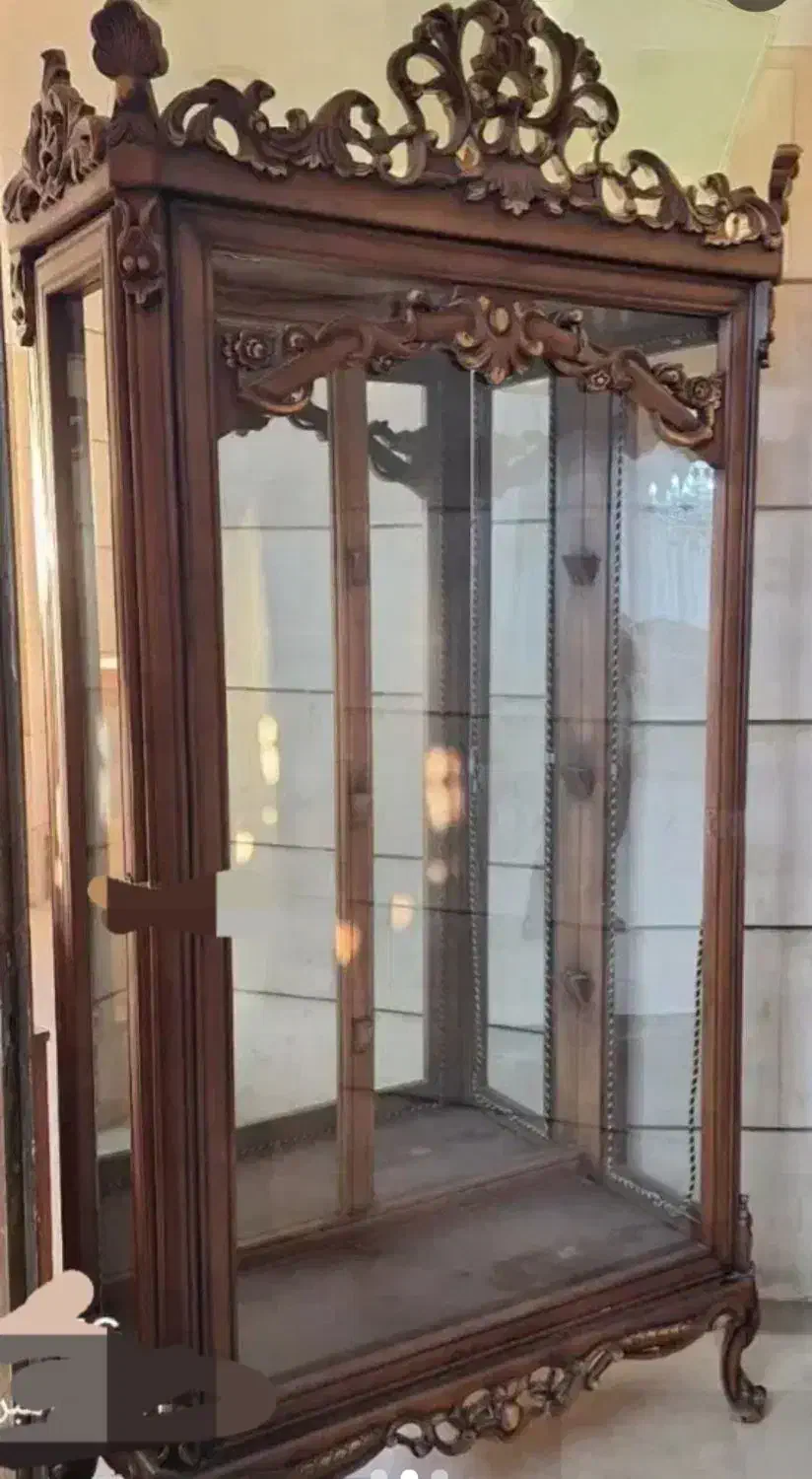 بوفه سالم منبت کاری چوب راش|بوفه، ویترین، کنسول|دزفول, |دیوار