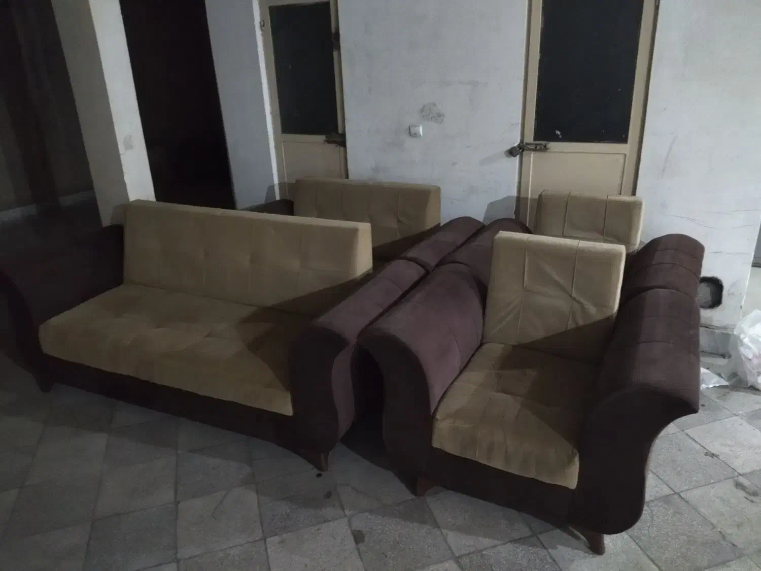 مبلمان راحتی ۷ نفره کارکرده|مبلمان خانگی و میز عسلی|مشهد, فتح المبین|دیوار