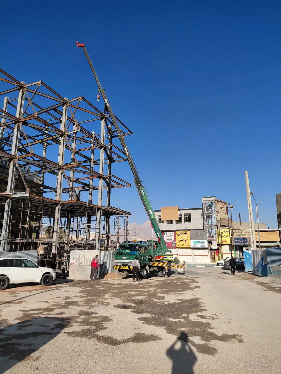 اجاره جرثقیل7تن 30متر دکل|خدمات حمل و نقل|کرمانشاه, |دیوار