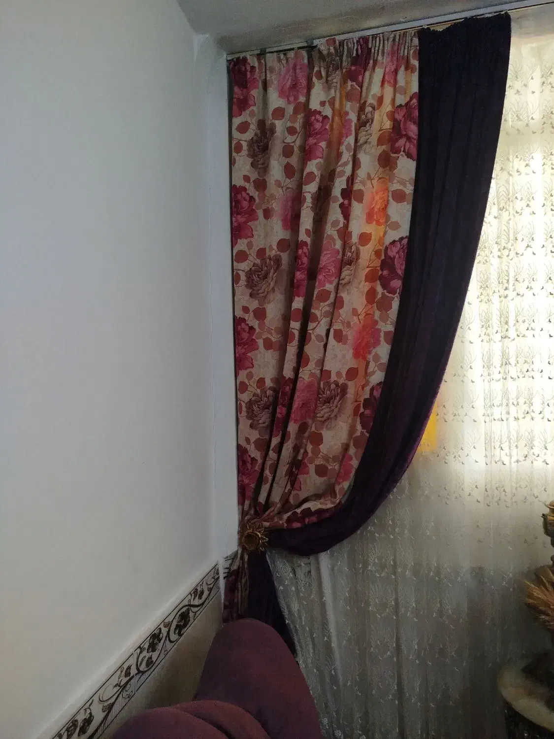 پرده پذیرایی|پرده، رانر، رومیزی|نظرآباد, شهرک سید جمال الدین|دیوار