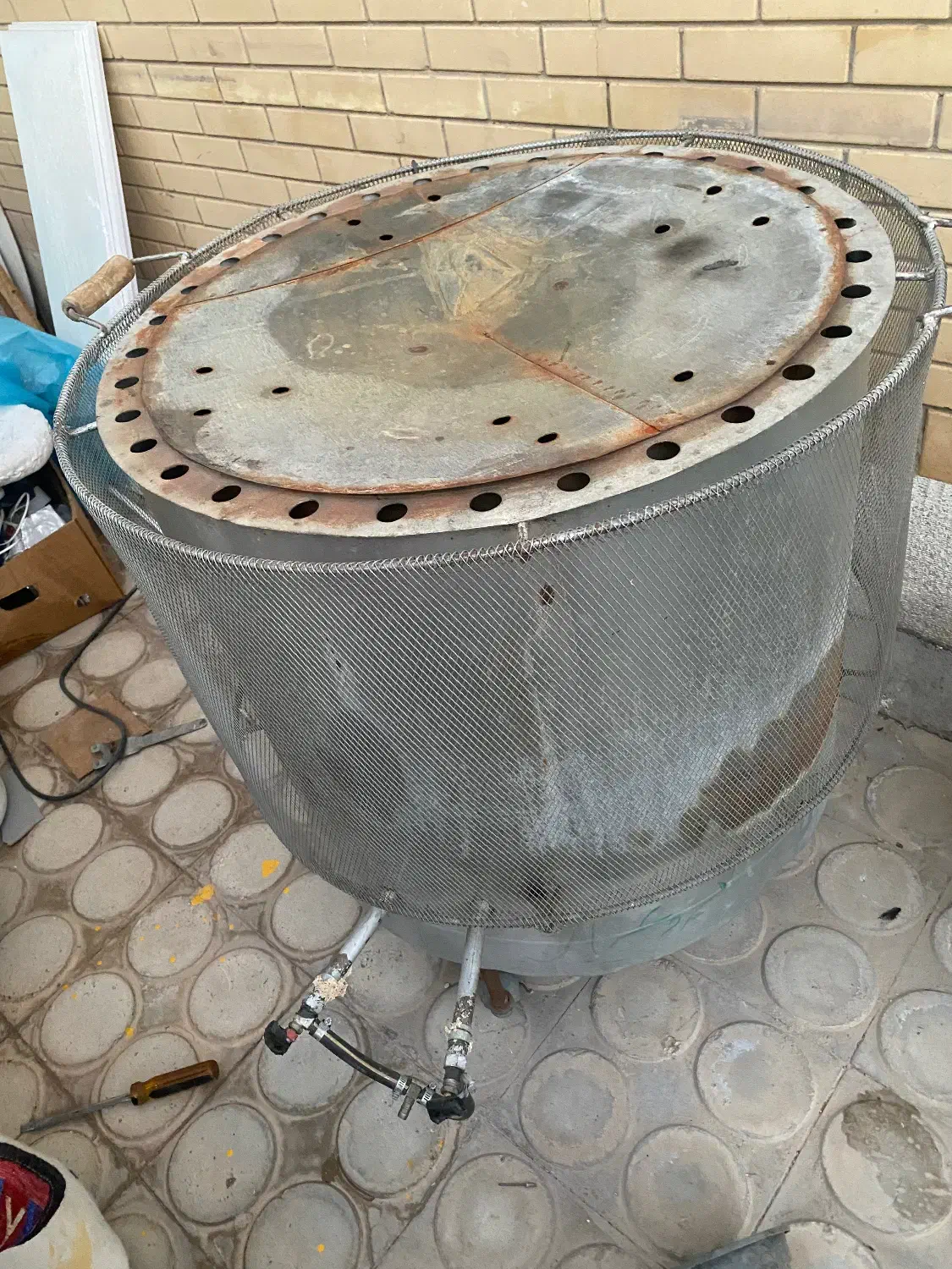 دستگاه خمیر ساز وتنور گازی بزرگ|اجاق گاز و لوازم برقی پختوپز|صدرا-فارس, فاز ۱|دیوار