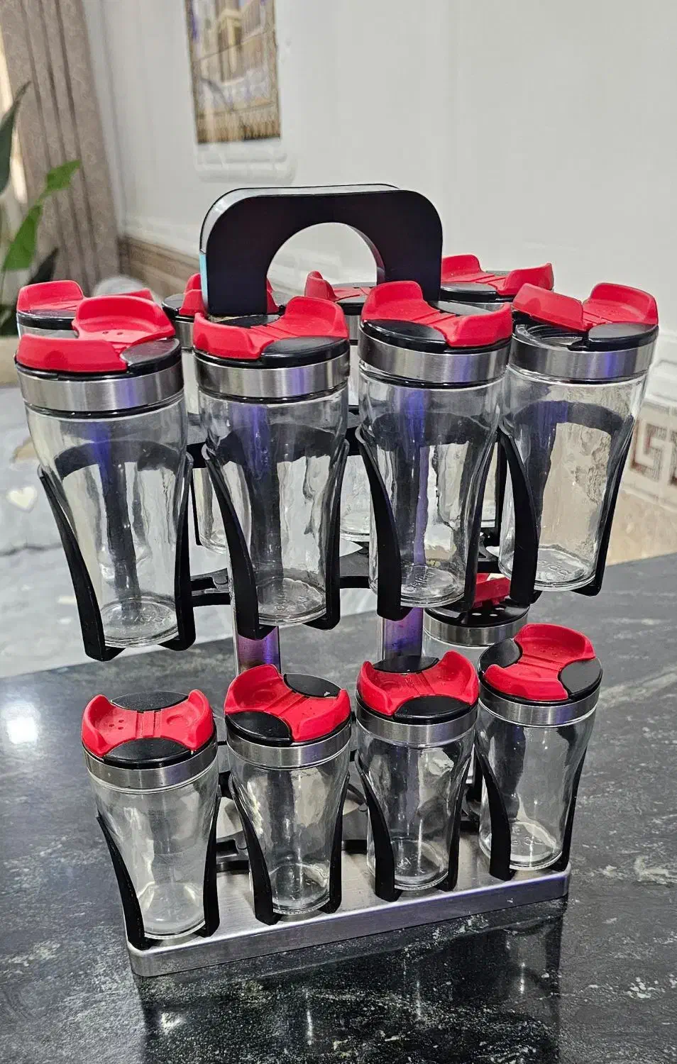 جا ادویه ای با کیفیت و سالم|ظروف نگهدارنده، پلاستیکی، یکبارمصرف|درگهان, |دیوار