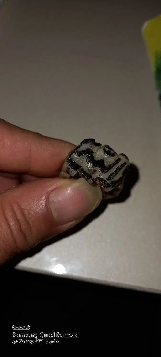 ساخت انگشتر با هسته خرما کنده کاری سنتی|بدلیجات|اراک, |دیوار