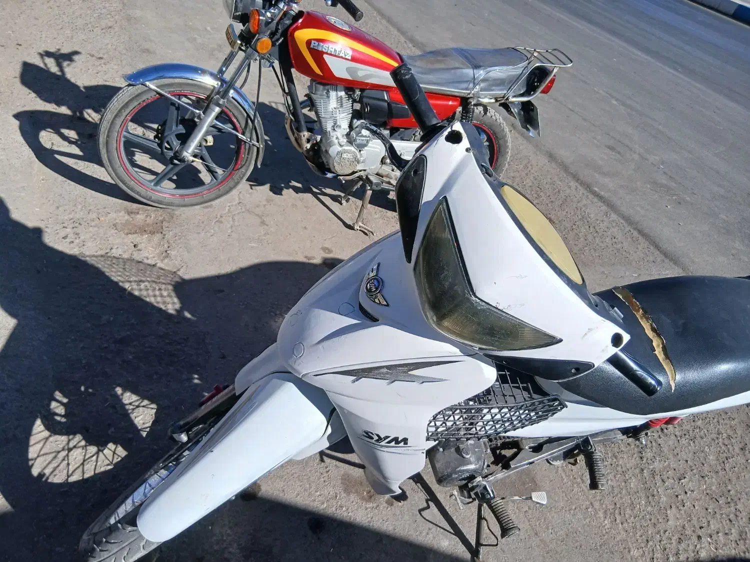 هندا۲۰۰مدل۹۷لاکی مدل۸۹|موتورسیکلت|تربتحیدریه, باغ ملی|دیوار