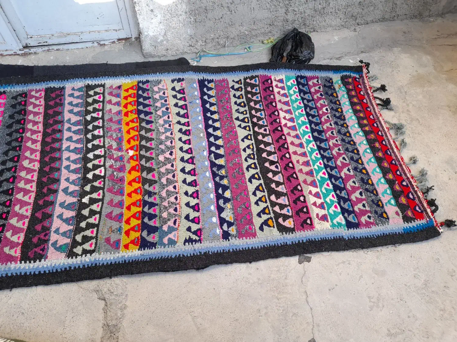 گلیم|گلیم، جاجیم، گبه|هرسین, |دیوار