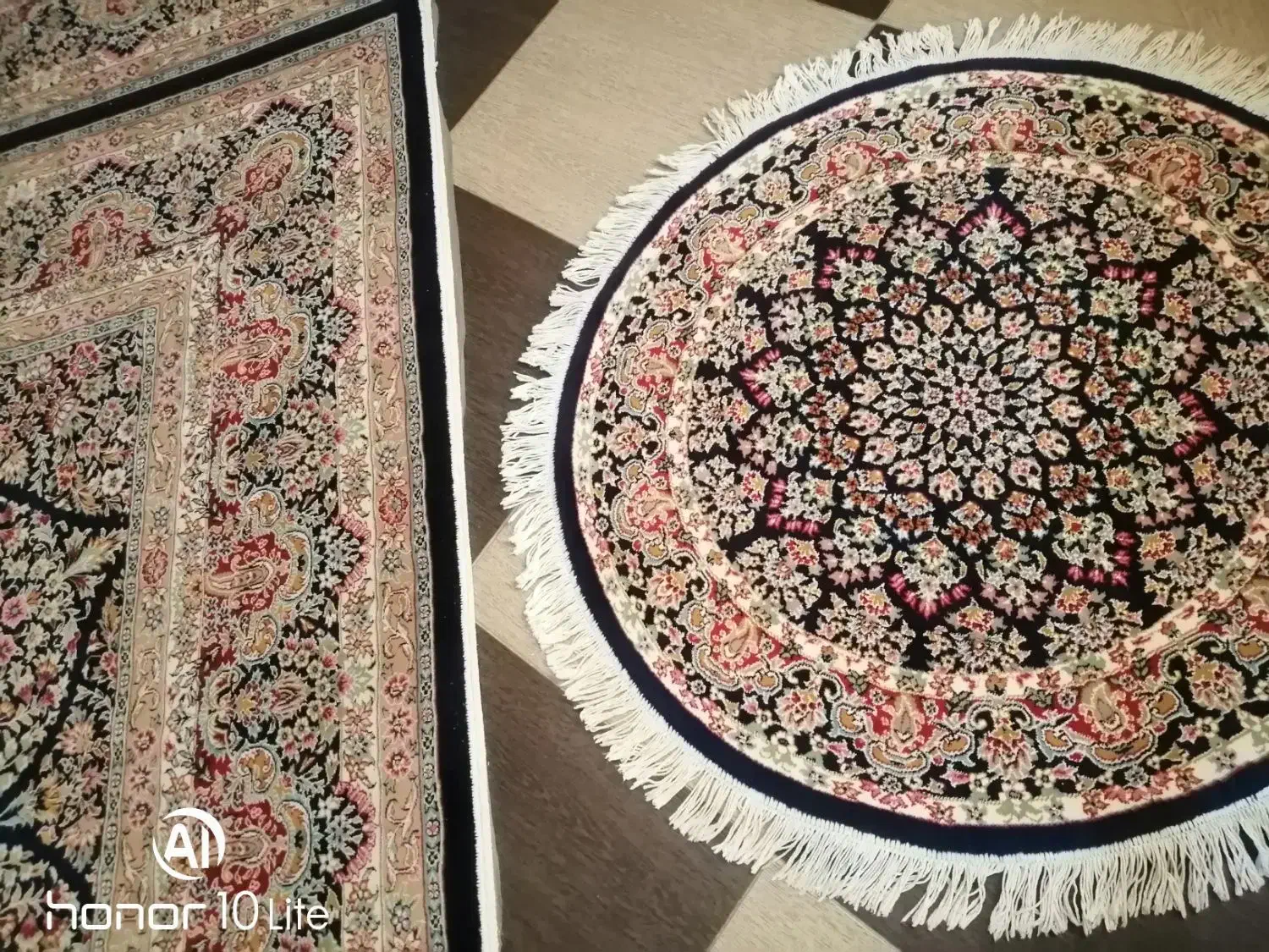 فقط معاوضه 4عددفرش سورمه ایی|فرش|خرمآباد, |دیوار