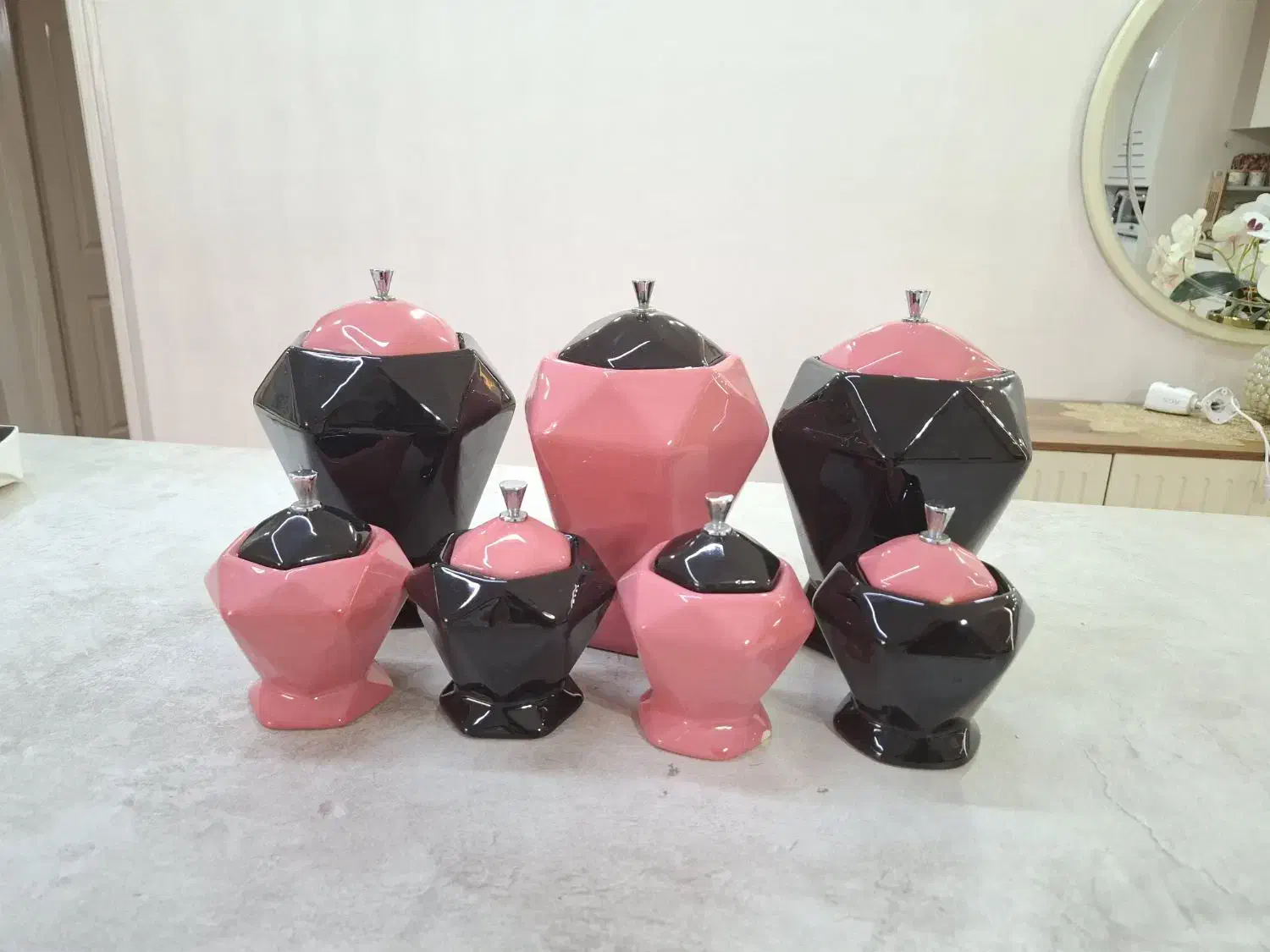 سرویس ادویه جات و روغن|ظروف نگهدارنده، پلاستیکی، یکبارمصرف|صدرا-فارس, فاز ۱|دیوار