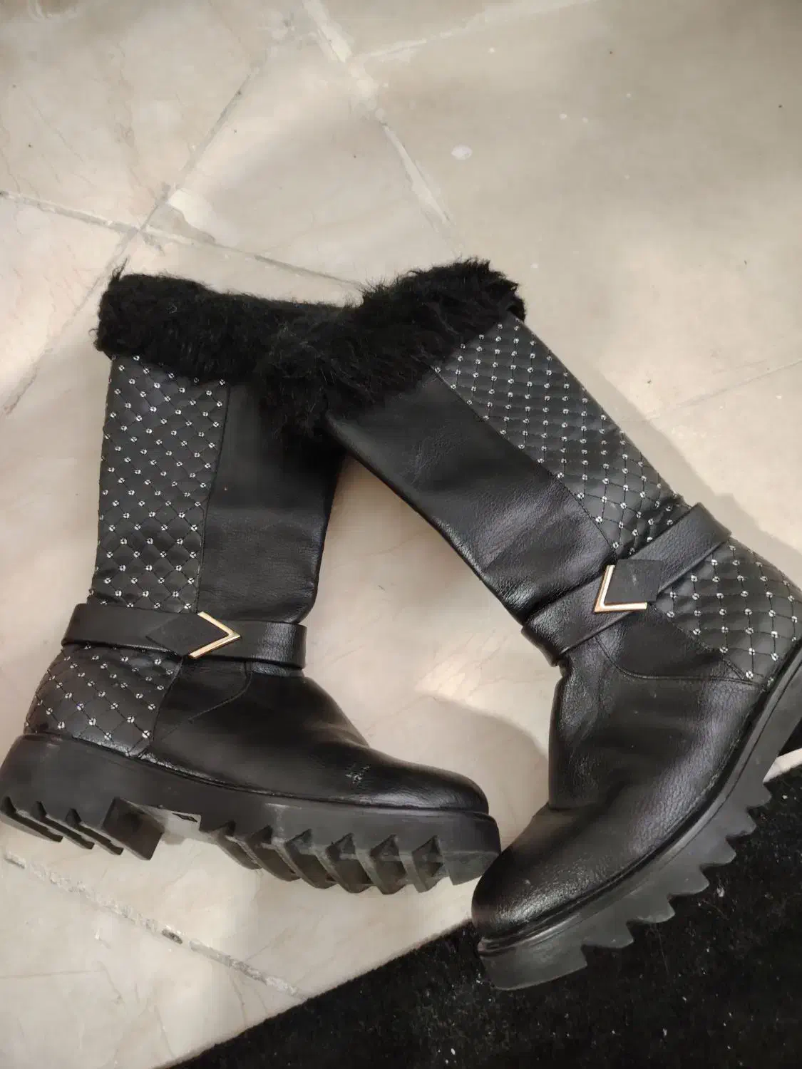 چکمه زنانه چرم شیک نو|کیف، کفش، کمربند|نیشابور, پاستور|دیوار