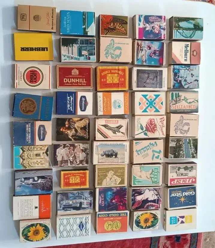 ۱۰۰ عدد کبریت کلکسیونی قدیمی|کلکسیون و سرگرمی|چهاردانگه (تهران), |دیوار