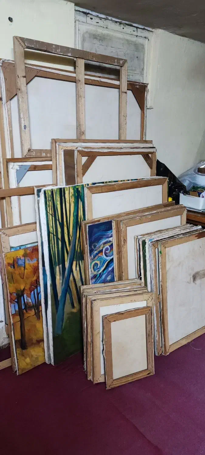 بوم رنگ روغن|تابلو، نقاشی، عکس|آستانه اشرفیه, |دیوار