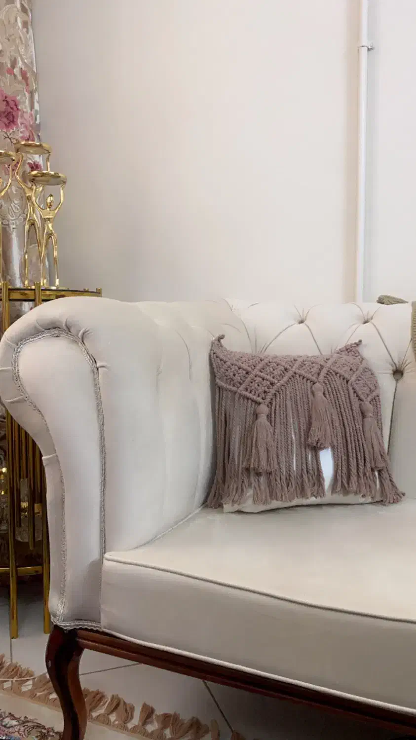 کوسن مکرومه|مبلمان خانگی و میز عسلی|تهران, شهرک شریعتی|دیوار