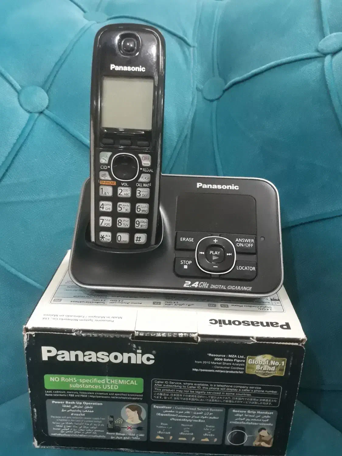 تلفن منشی دار پاناسونیک باقابلیت ارتباط بین طبقات|تلفن رومیزی|قم, شهدا|دیوار