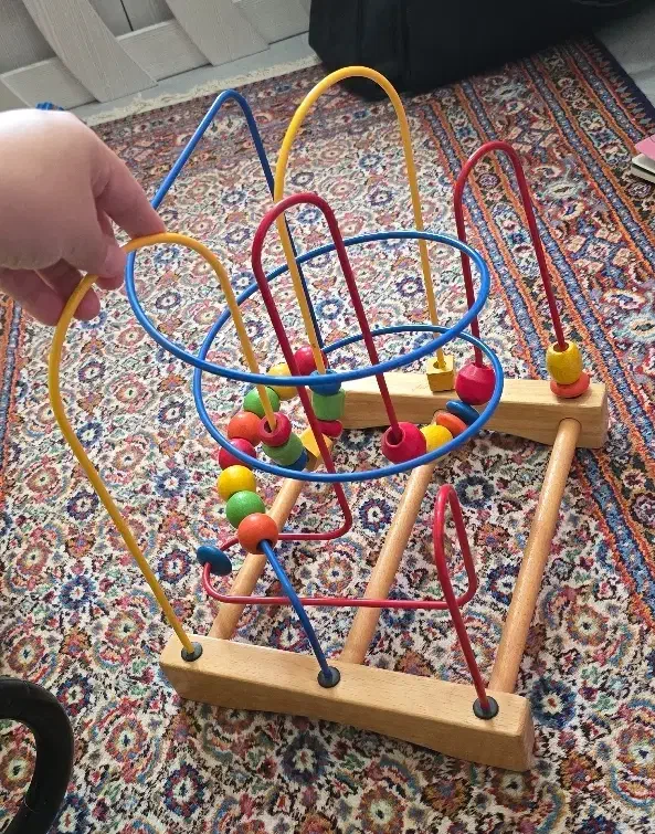 اسباب بازی چوبی میله و مهره دست ورزی|اسباببازی بچه|تهران, منیریه|دیوار