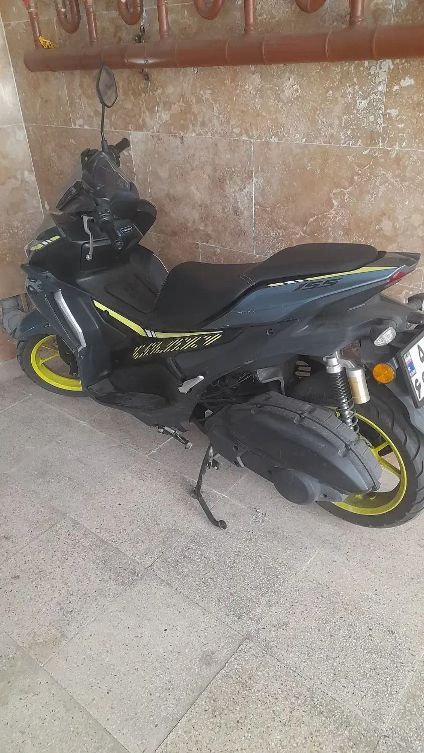 موتور گلکسی|موتورسیکلت|رشت, نظری|دیوار