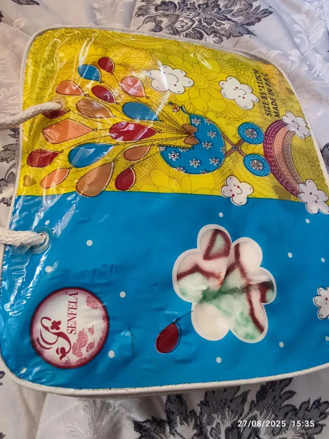 پتوگلبافت نوزادی|رختخواب، بالش، پتو|قزوین, |دیوار