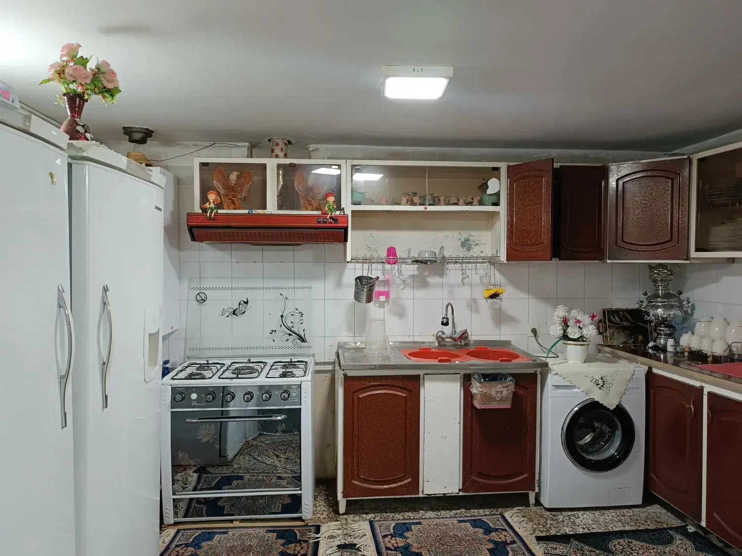 کابینت فلزی|آب‌چکان و نظم‌دهنده ظروف|رفسنجان, |دیوار