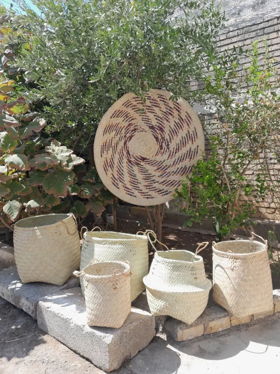 جاگلدون / سفره / جابرنج حصیری|صنایع دستی و سایر لوازم تزئینی|اهواز, نادری|دیوار