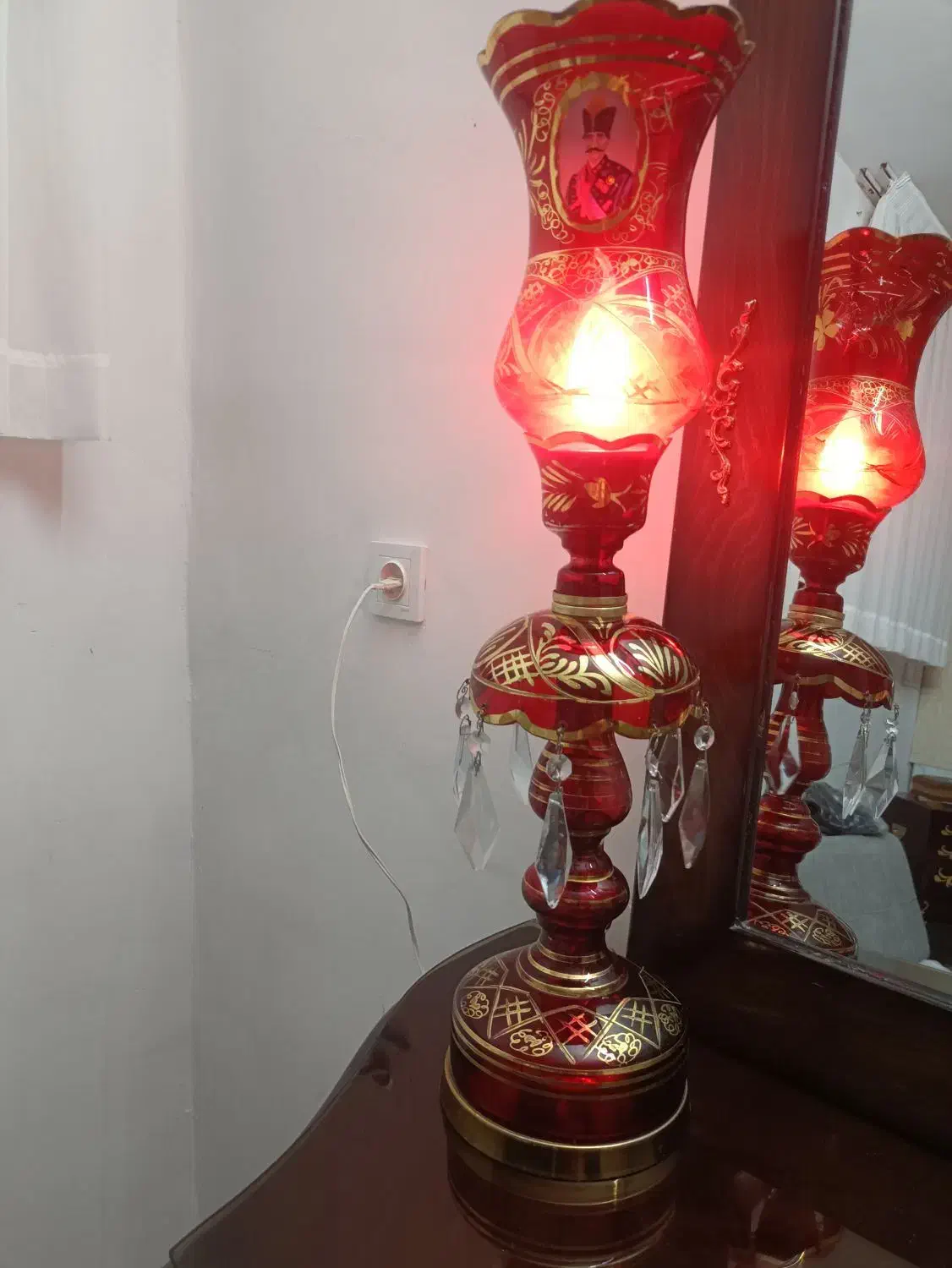 شمعدان لاله عباسی عتیقه|کلکسیون اشیاء عتیقه|مشهد, هنرور|دیوار