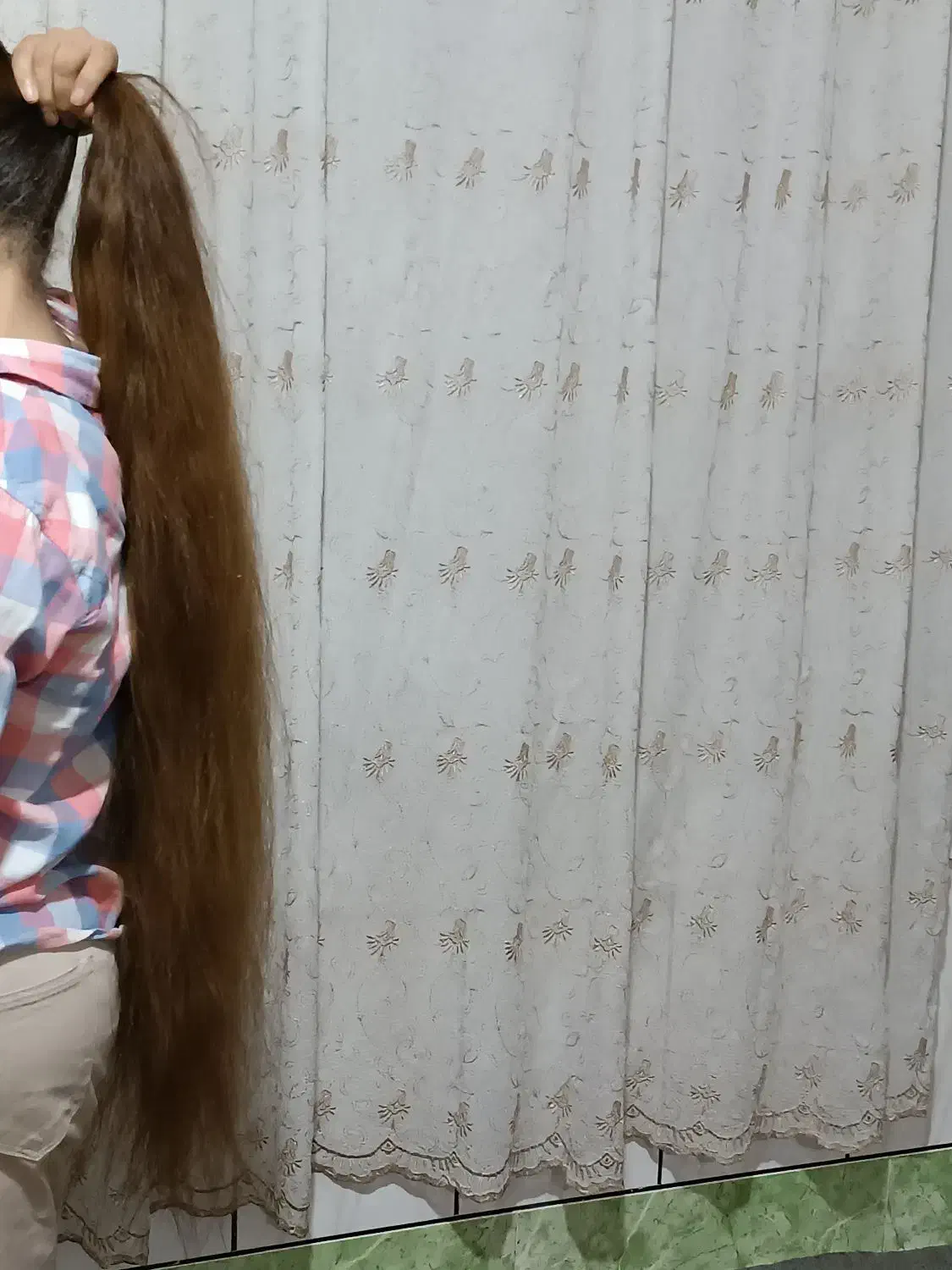 موی رنگ شده ۱۰۰ سانت|آرایشی، بهداشتی، درمانی|تربت‌حیدریه, طالقانی|دیوار