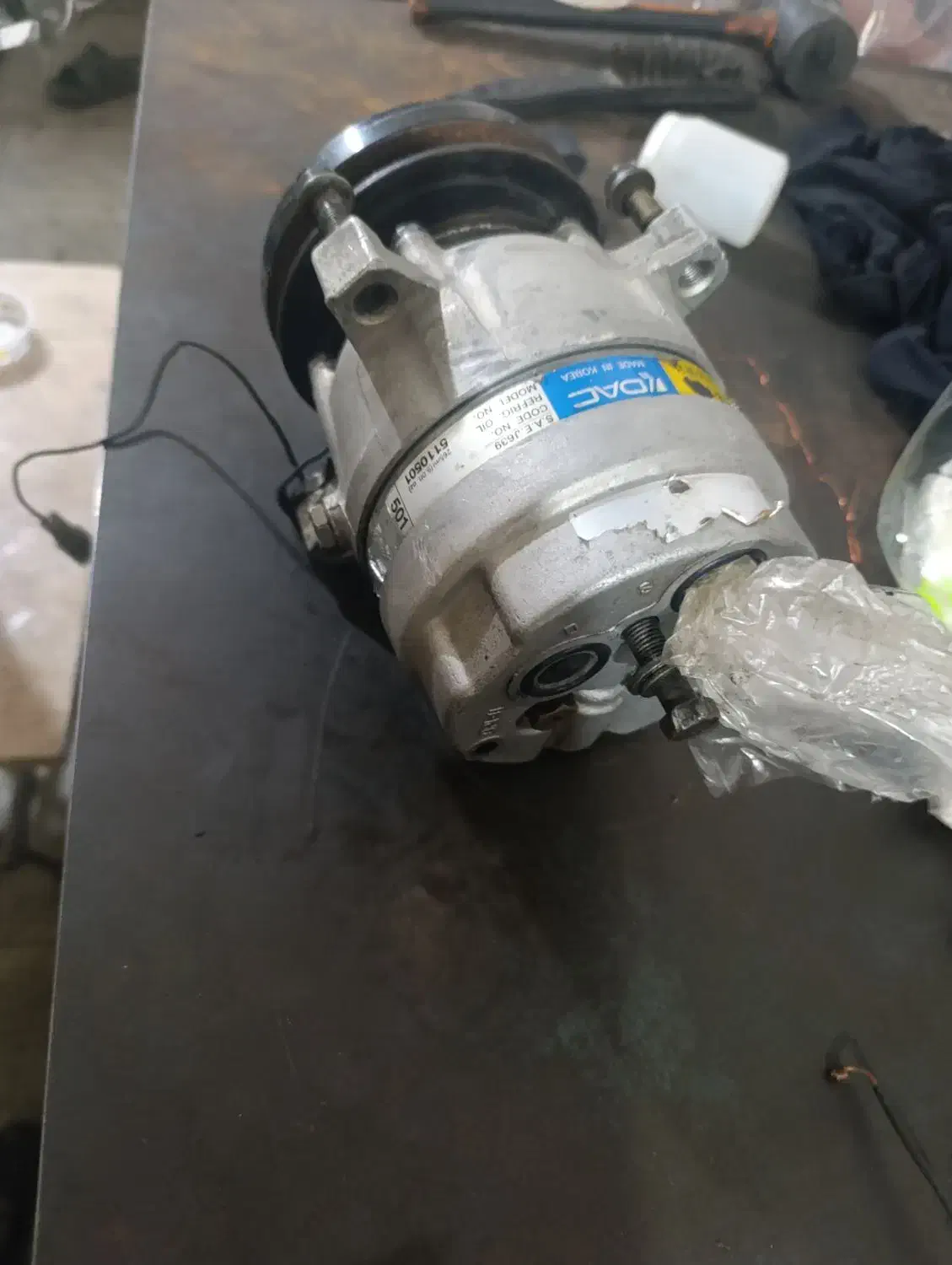 کمپرسور کولر پراید موتور شیشه بالا سمند|قطعات یدکی و لوازم جانبی|گرگان, |دیوار