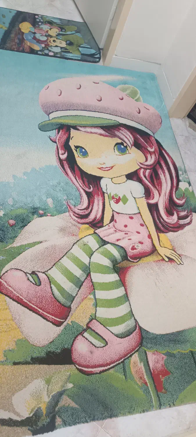 فروش فرش دخترانه توت فرنگی کوچولو|فرش|جم, |دیوار