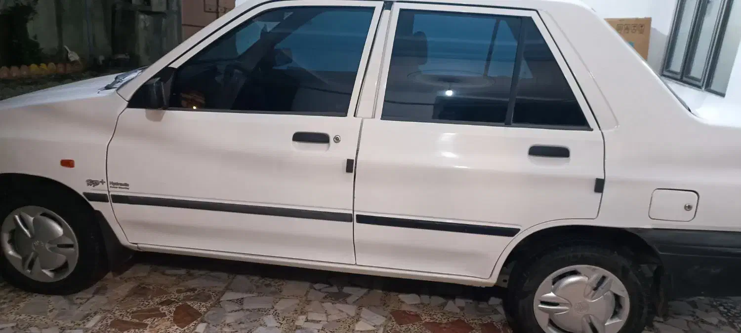 پراید سفید بی رنگ فوق‌العاده سالم درحد بون خرج|خودرو سواری و وانت|تالش, هشتپر|دیوار