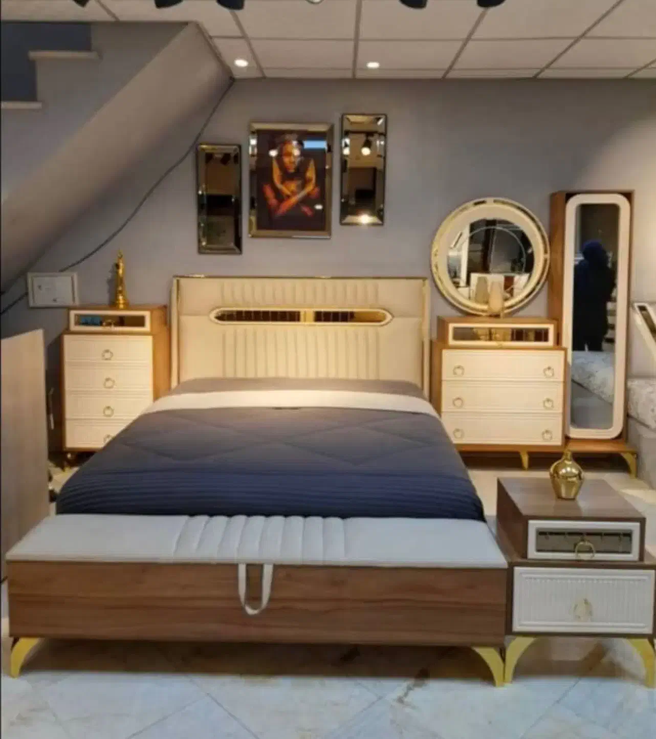 سرویس خواب دیبا - سرای شاهکار|تخت و سرویس خواب|یزد, |دیوار