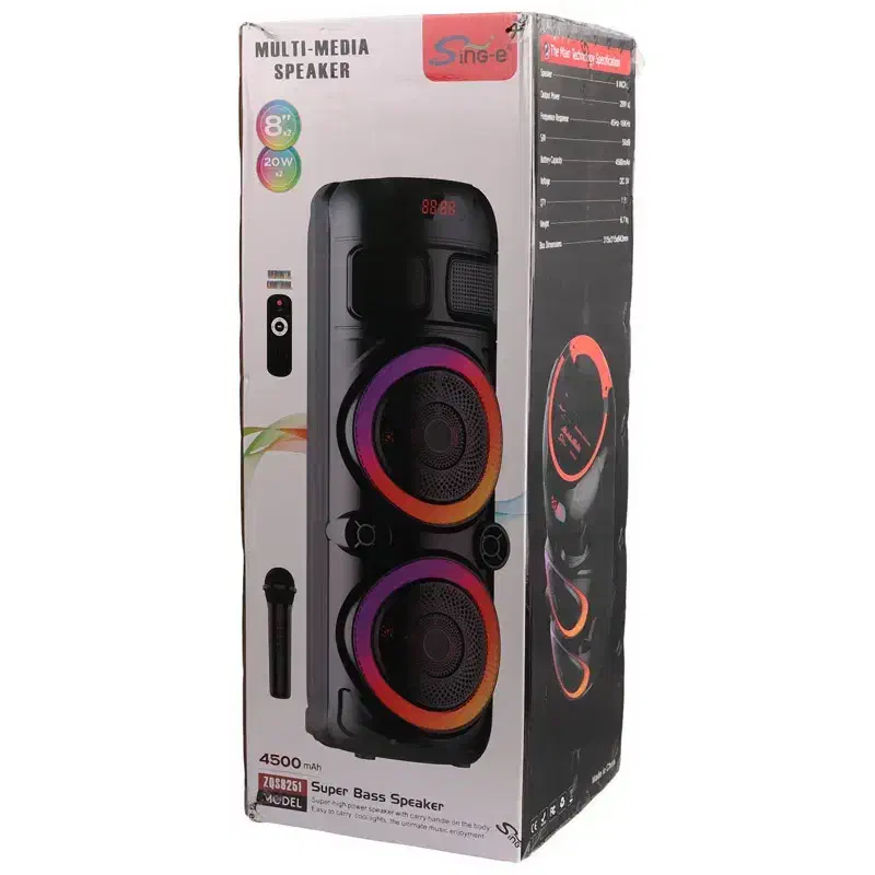 اسپیکر بلوتوثی قابل حمل مدل ZQS-8251|سیستم صوتی خانگی|شیراز, زند|دیوار