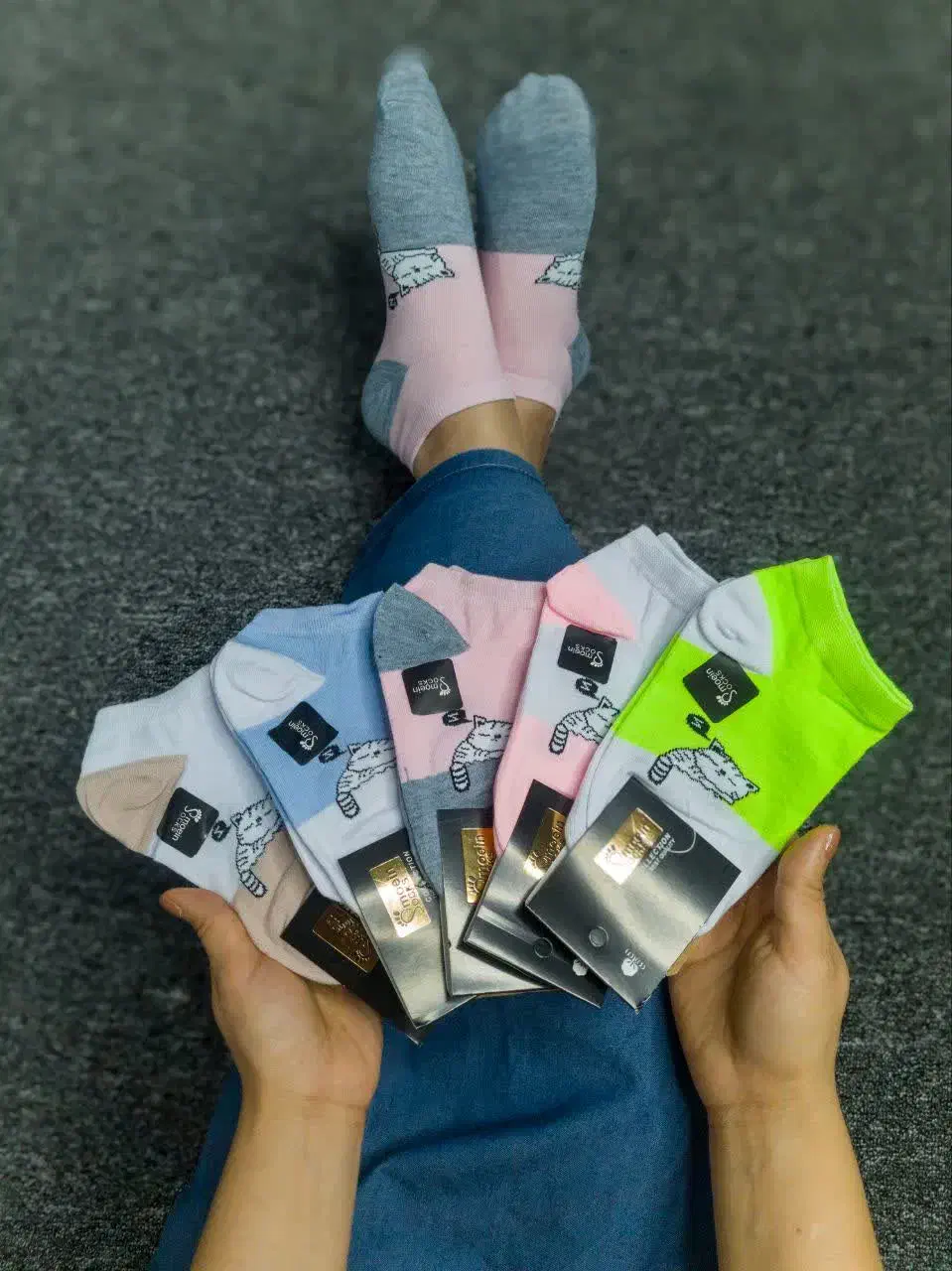 جوراب مچی زنانه گربه|لباس|مشهد, ارشاد|دیوار