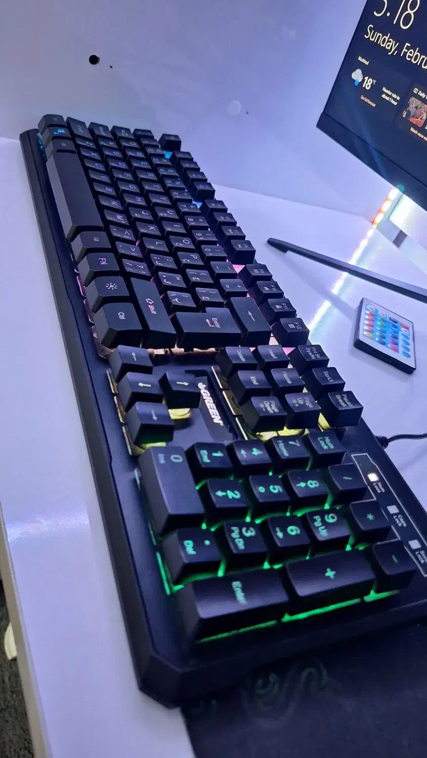 کیبورد گرین gk601|قطعات و لوازم جانبی رایانه|مشهد, مشکینی (شهرک غرب)|دیوار