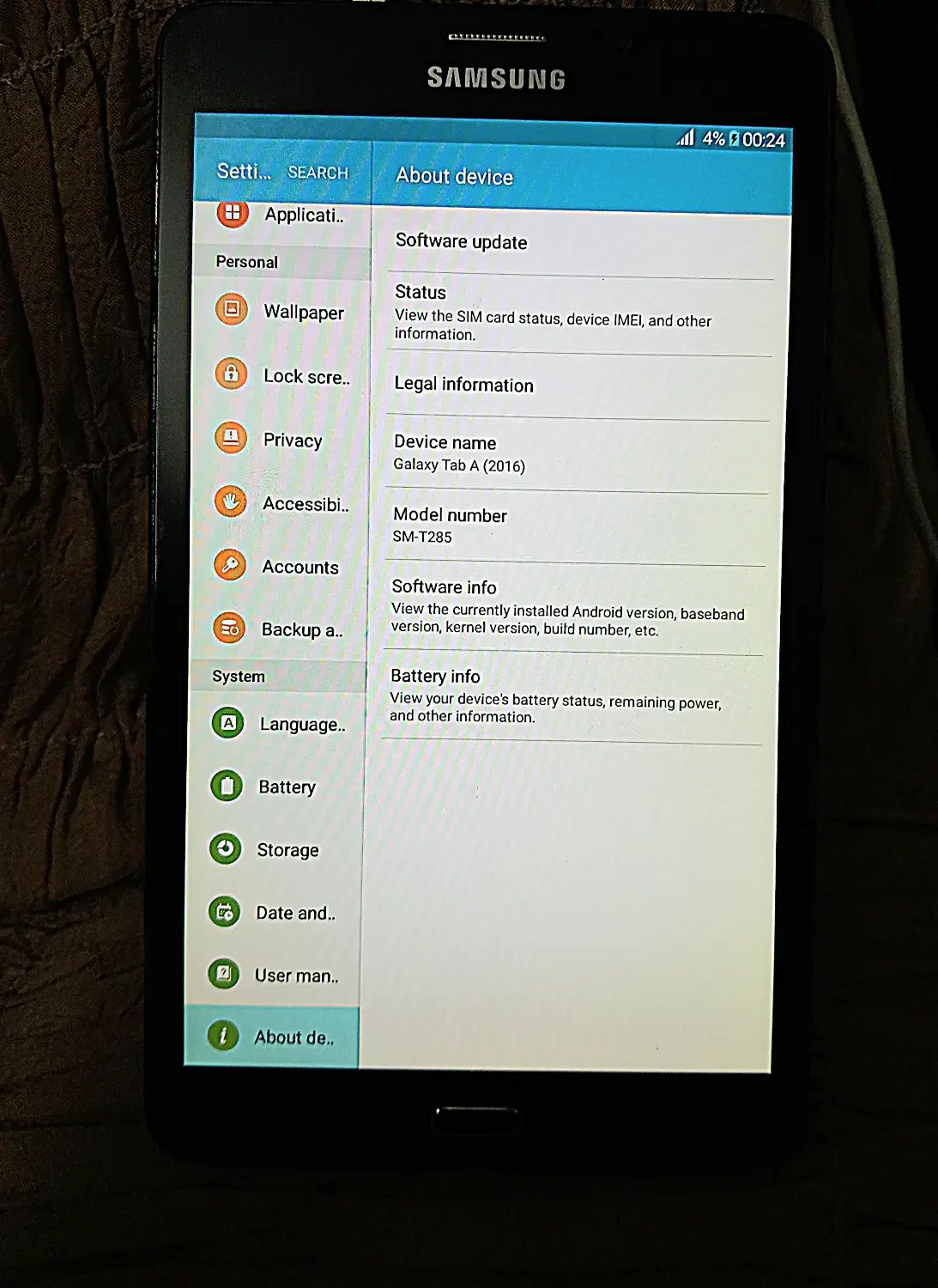 تبلت سامسونگ  Galaxy Tab A6|تبلت|تهران, سلسبیل جنوبی|دیوار