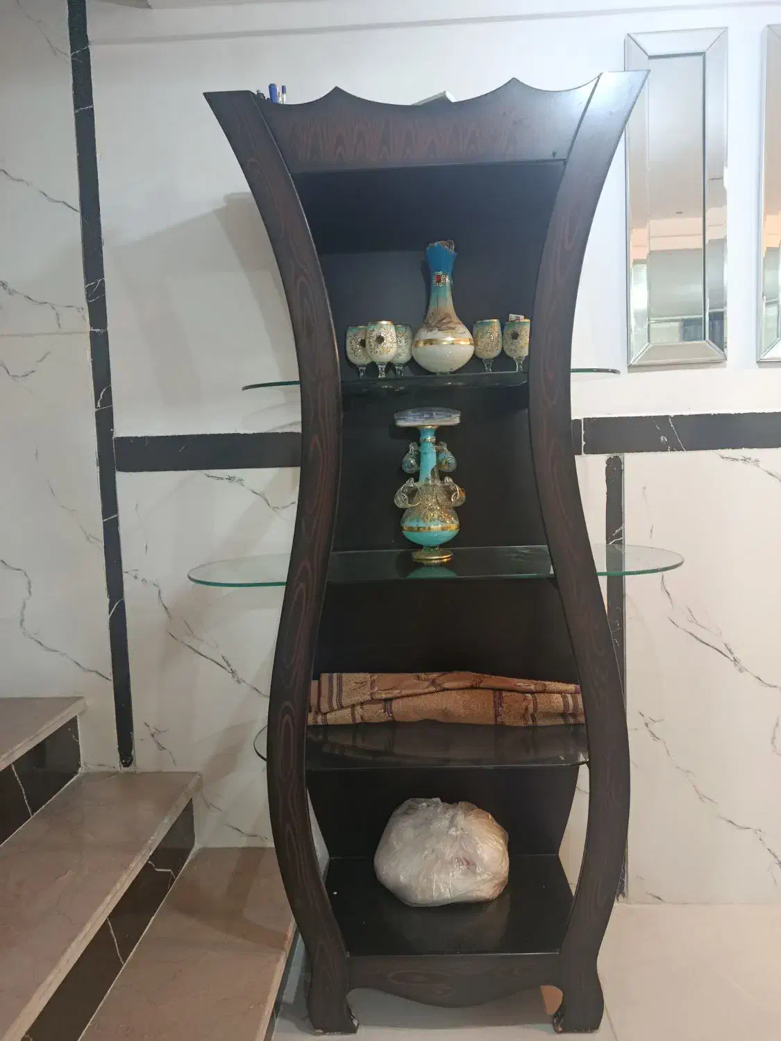 بوفه شیک تر تمیز|بوفه، ویترین، کنسول|کردکوی, |دیوار