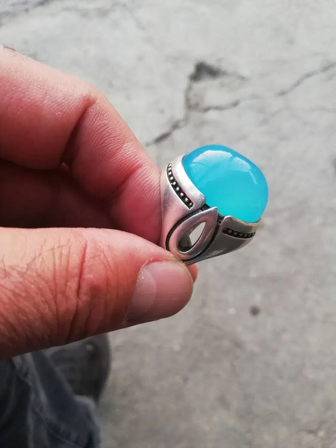 انگشتر زیبا نقره|جواهرات|کرج, اسلام‌آباد|دیوار