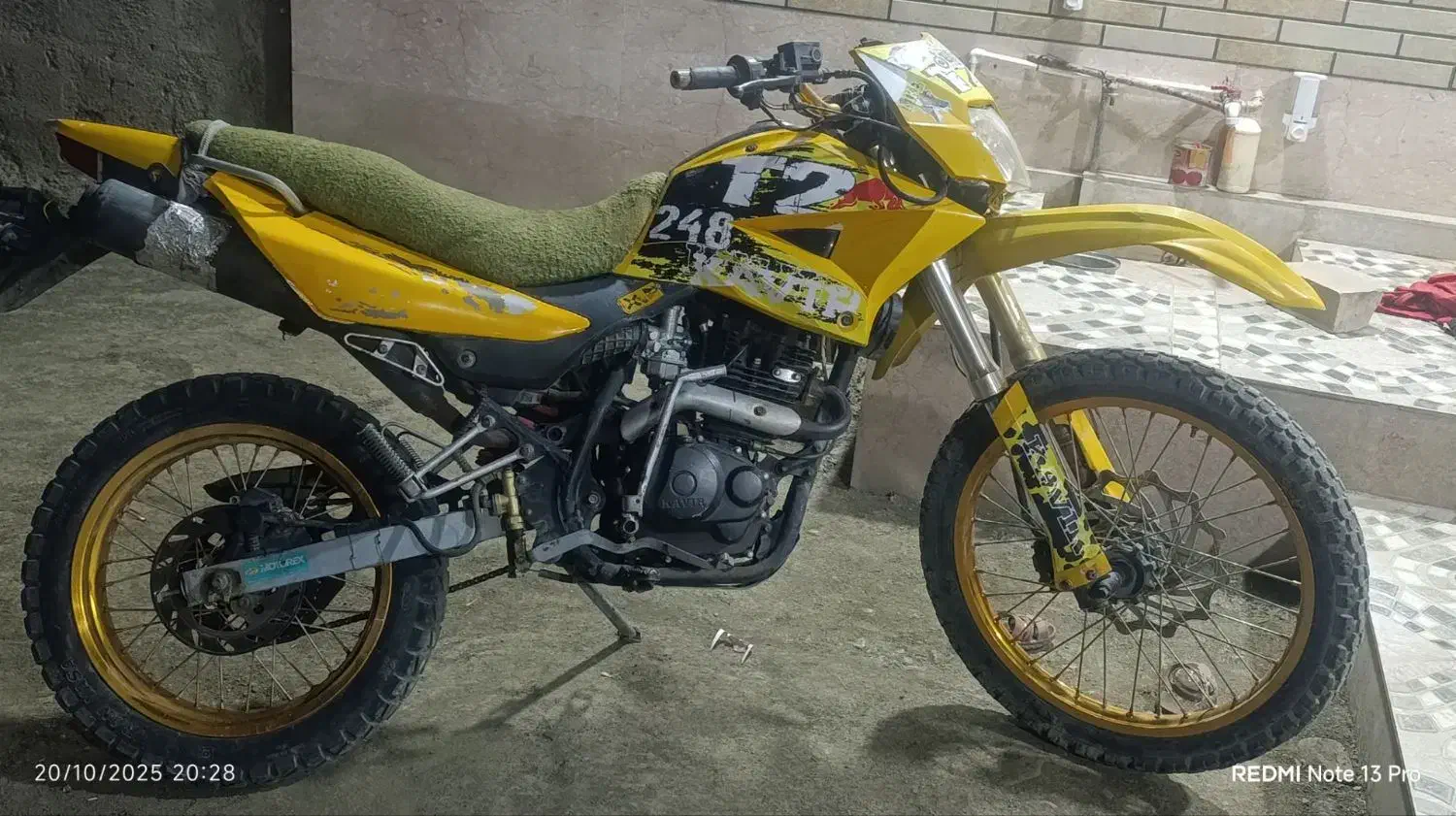 تریل رادیسون t2موتور ۲۵۰سی سی|موتورسیکلت|شاهیوند, |دیوار