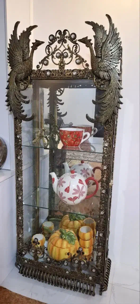 ویترین طرح طاووس|بوفه، ویترین، کنسول|باقرشهر, |دیوار