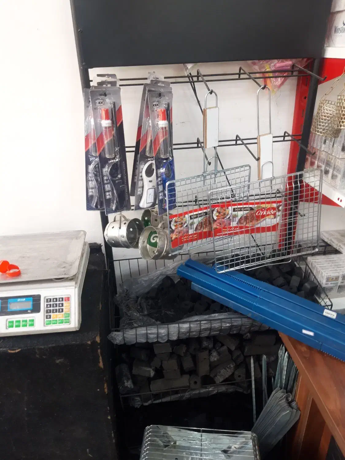 قفسه زغال  قفسه ویترین جدا شونده طبقه ای|کتابخانه، شلف، قفسه‌های دیواری|تبریز, |دیوار