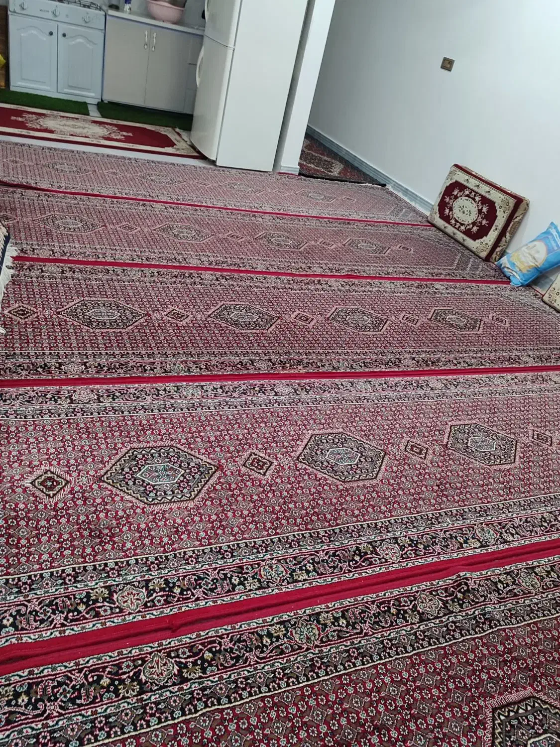 قالی نفیس کناره 1در4متری|فرش|مریوان, |دیوار