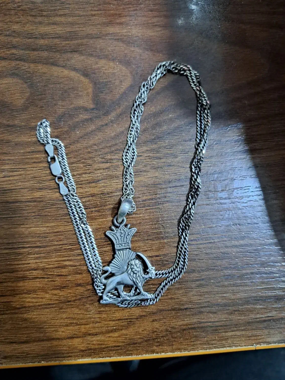 زنجیر و پلاک نقره عیار بالا|جواهرات|تهران, نجات اللهی|دیوار