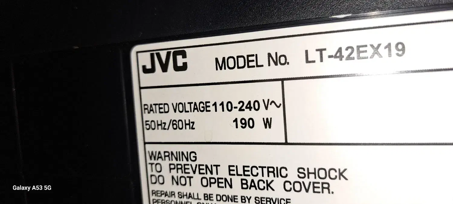 ال سی دی 42 اینچ JVC سالم سالم|تلویزیون و پروژکتور|پیشوا, |دیوار