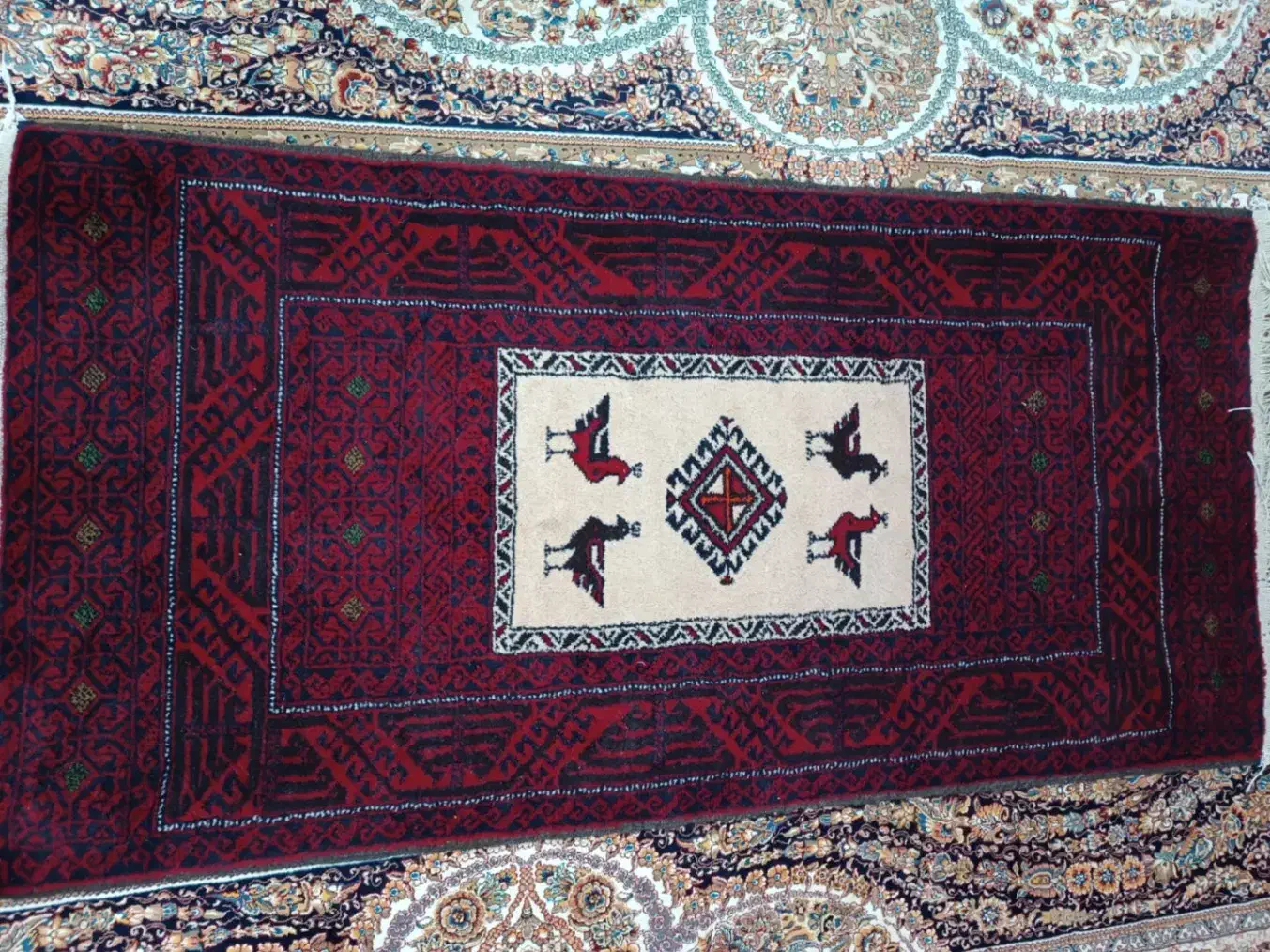 قالیچه دست بافت|فرش|قائن, |دیوار