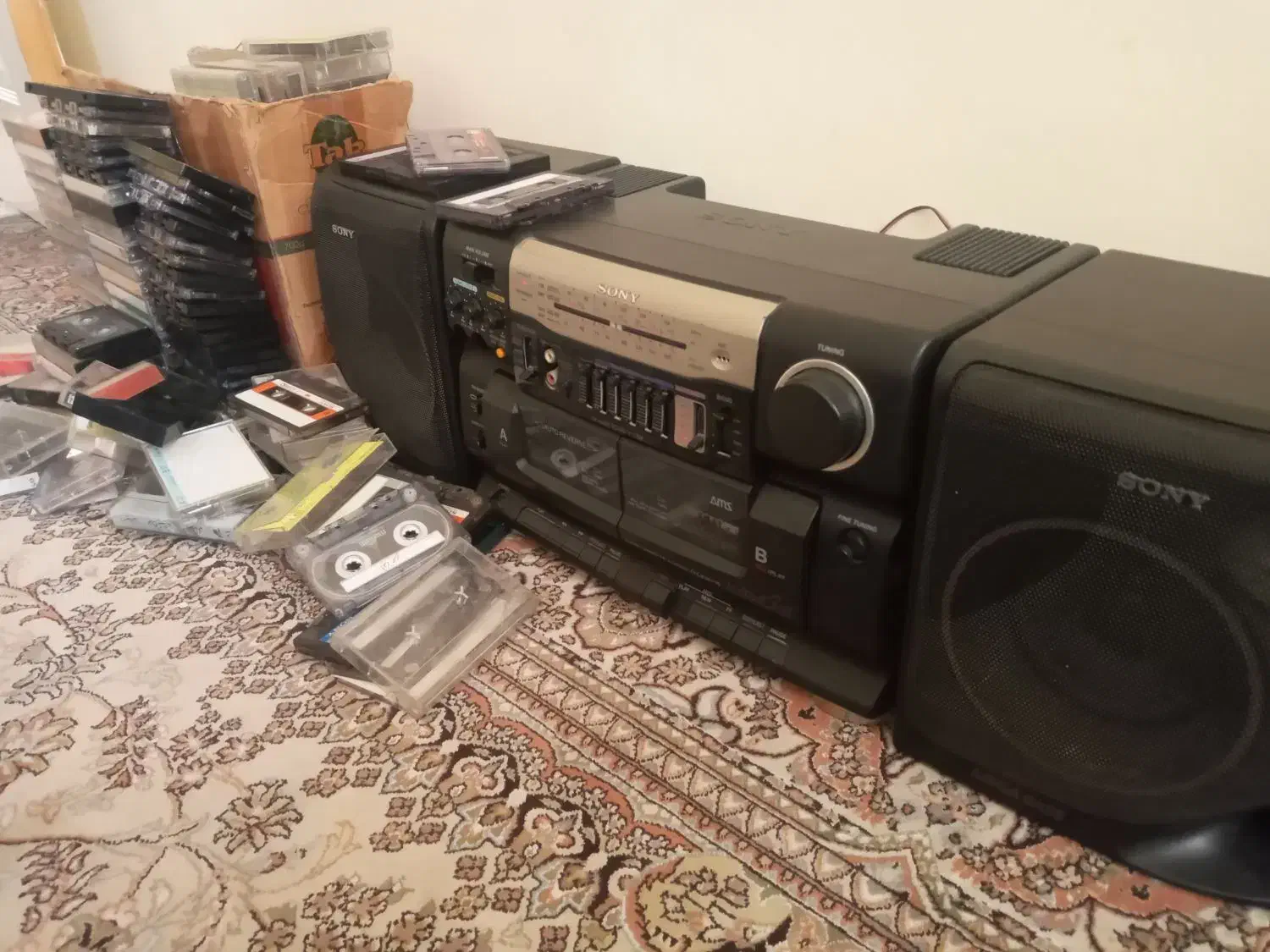 رادیو ضبط همراه با نوار کاست|سیستم صوتی خانگی|کرمانشاه, |دیوار