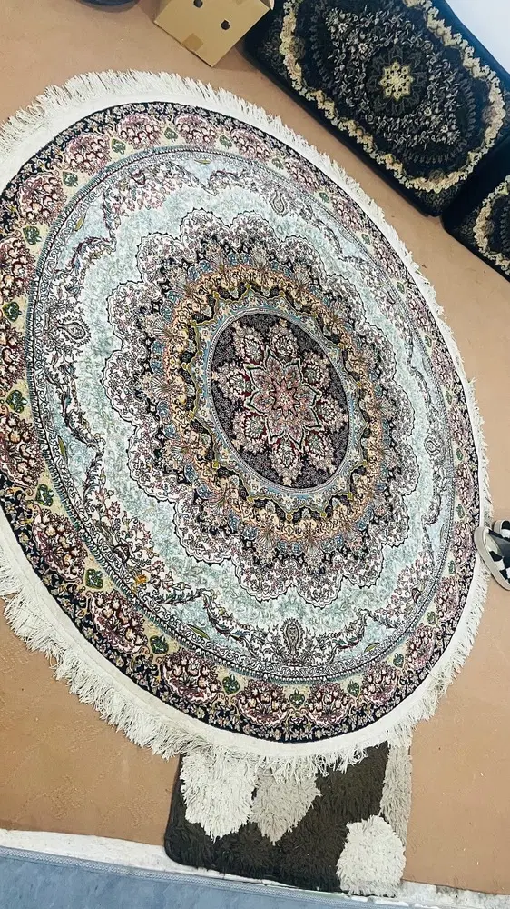 فرش گرد چهارمتری|فرش|آبادان, |دیوار
