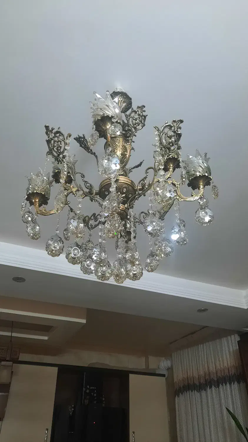 لوستر|لوستر و چراغ آویز|ری, فیروزآبادی|دیوار